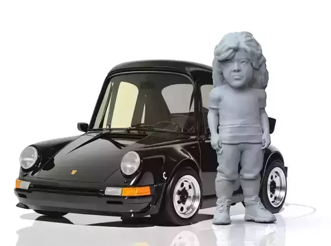 Akita Toon  3D print model