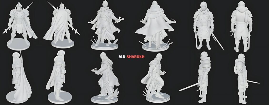 Valour Korps - Infantry Builder 3D print model_3