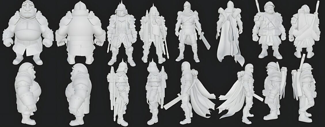 Valour Korps - Infantry Builder 3D print model_4