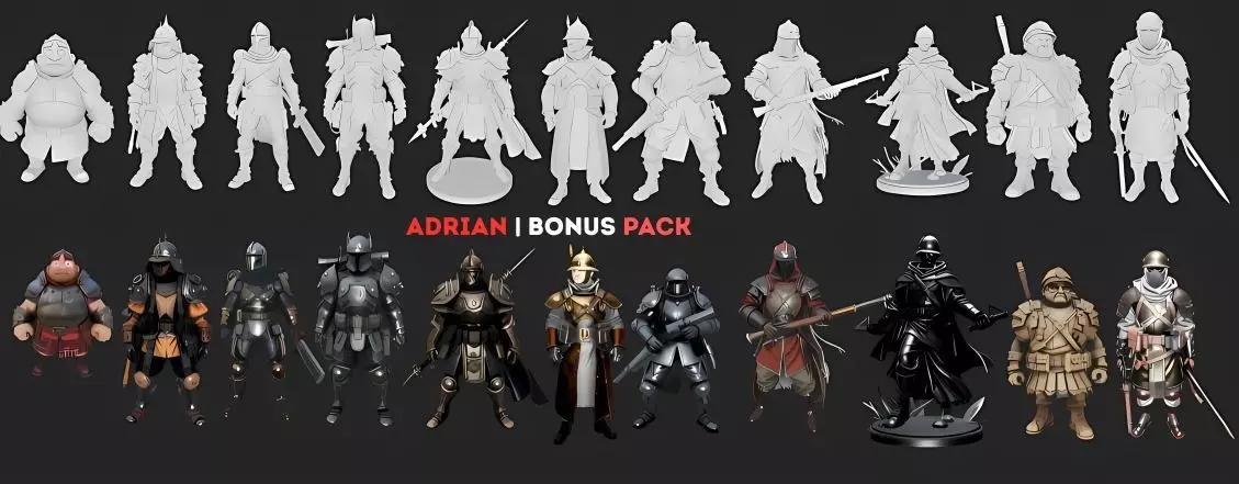 Valour Korps - Infantry Builder 3D print model_0