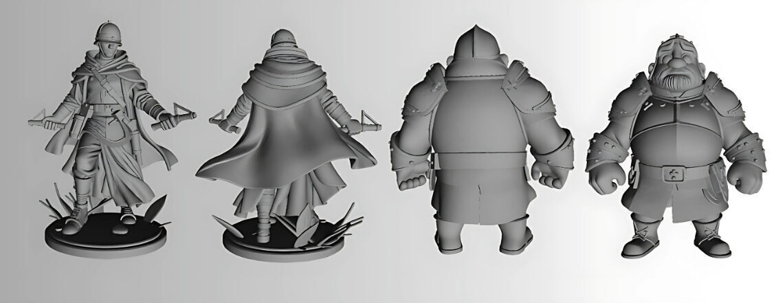 Valour Korps - Infantry Builder 3D print model_1