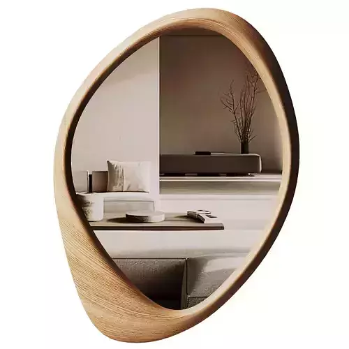 Wood mirror