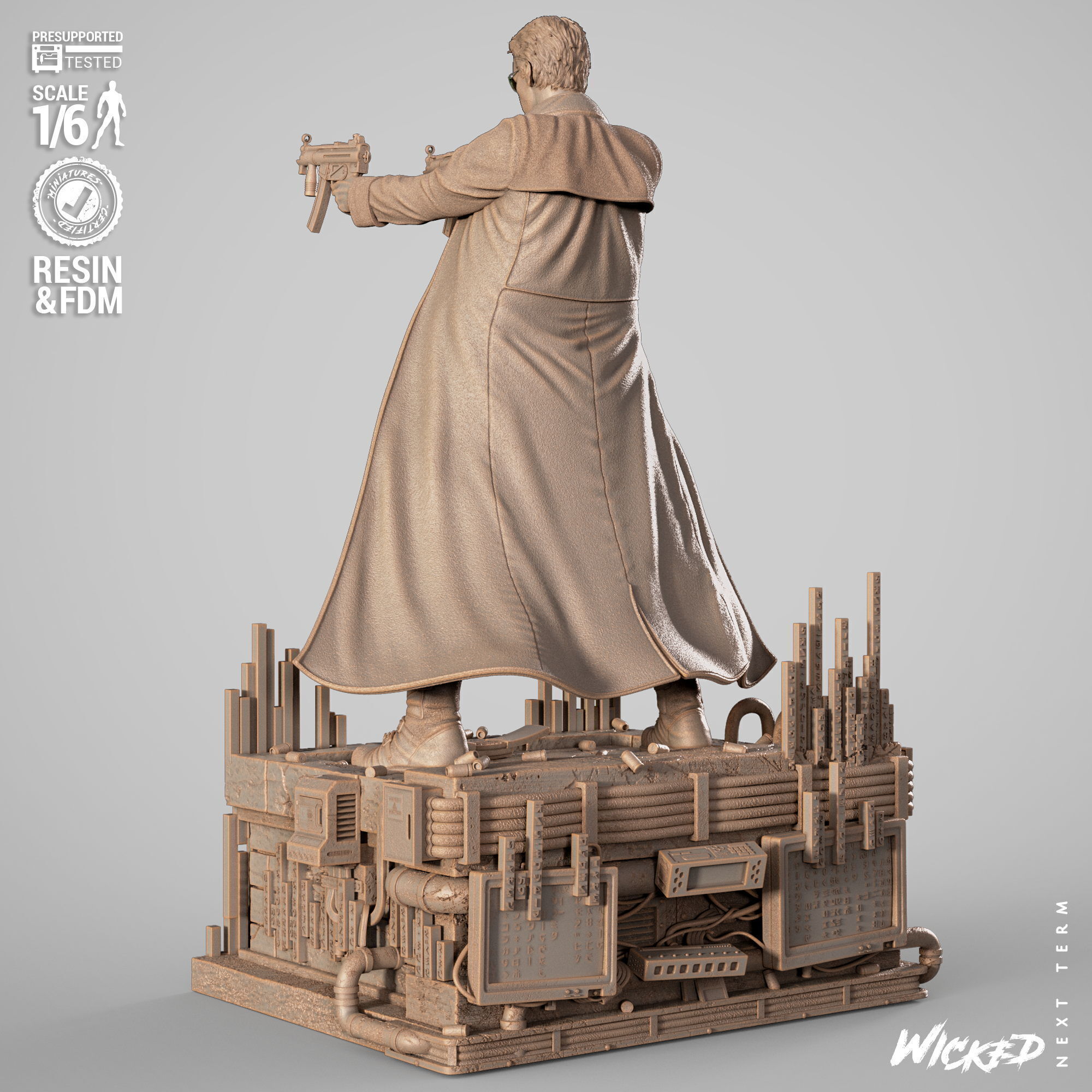 Wicked Movies Neo Sculpture 3D print model_4