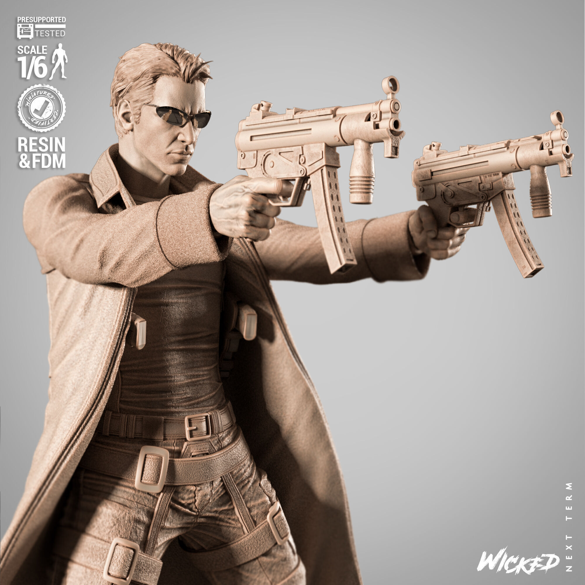 Wicked Movies Neo Sculpture 3D print model_9