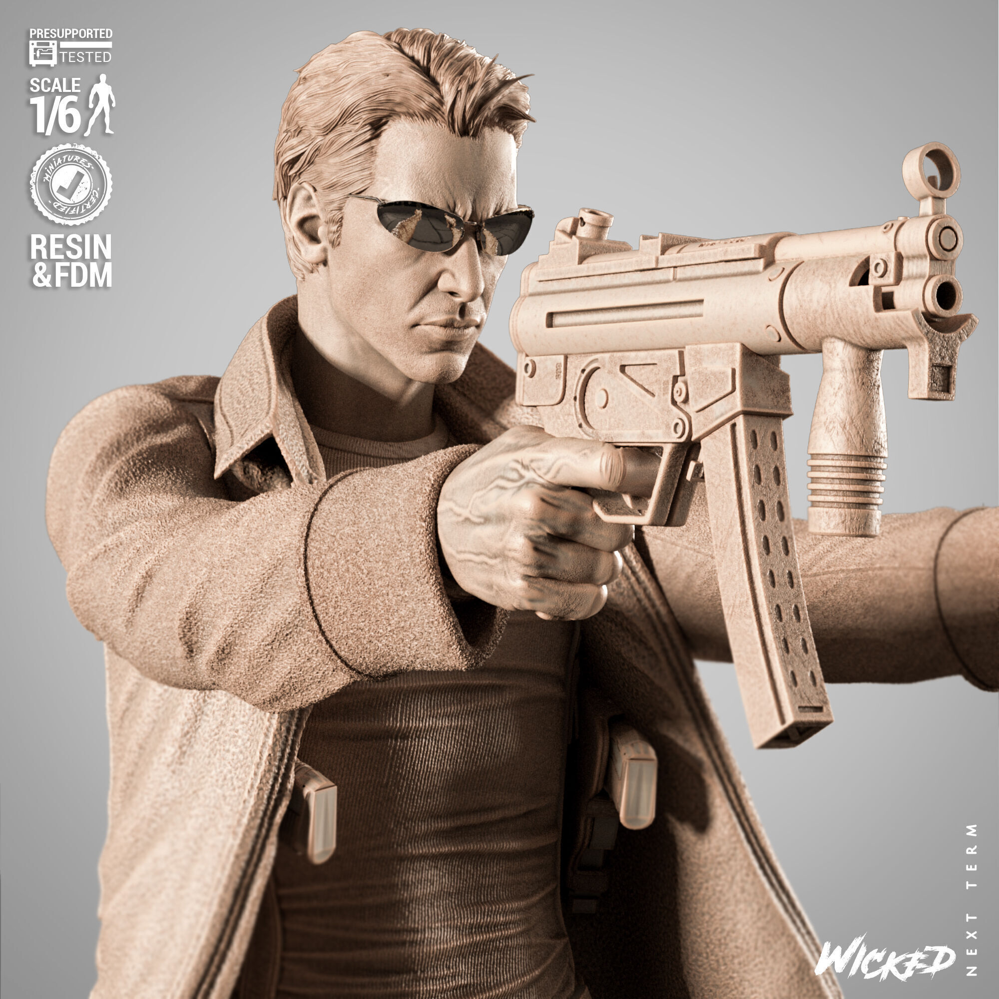Wicked Movies Neo Sculpture 3D print model_13
