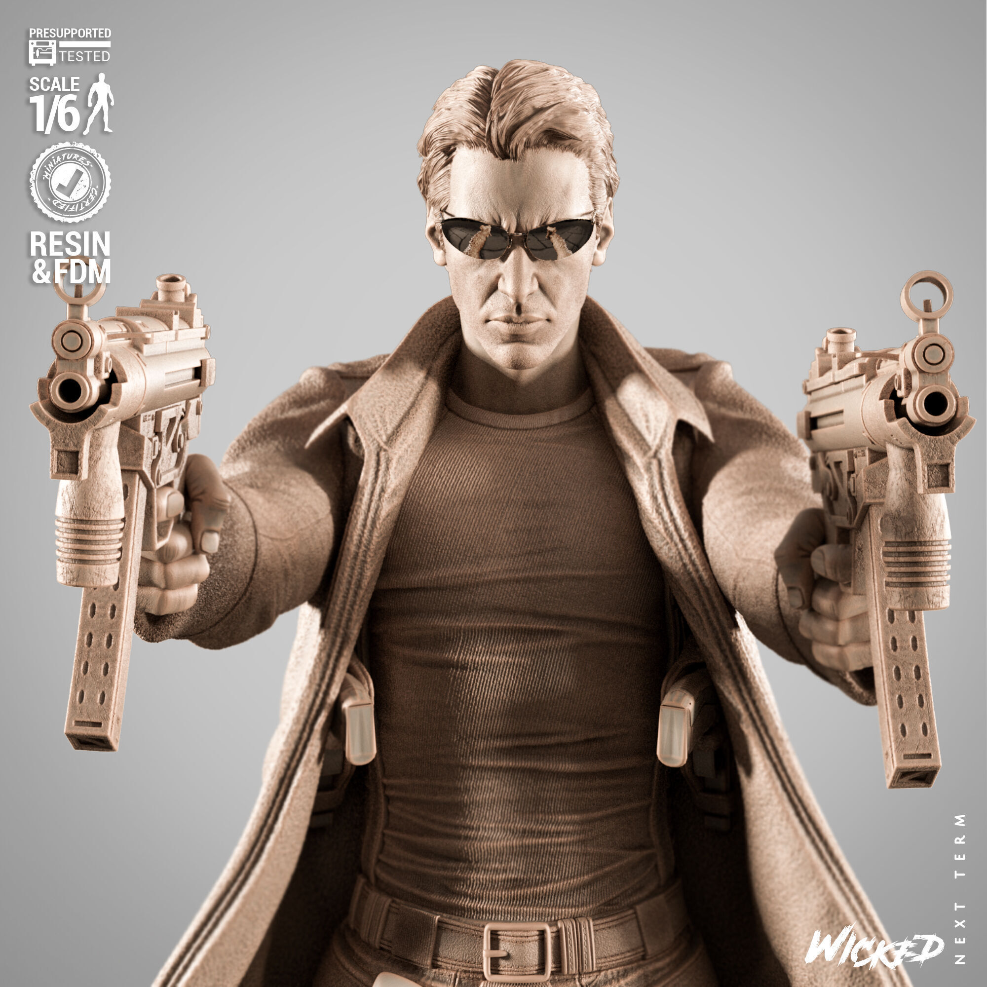 Wicked Movies Neo Sculpture 3D print model_11