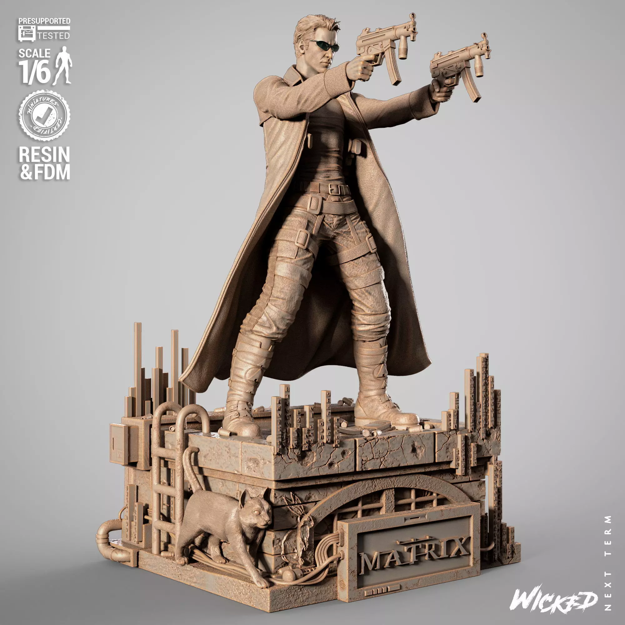 Wicked Movies Neo Sculpture 3D print model_0