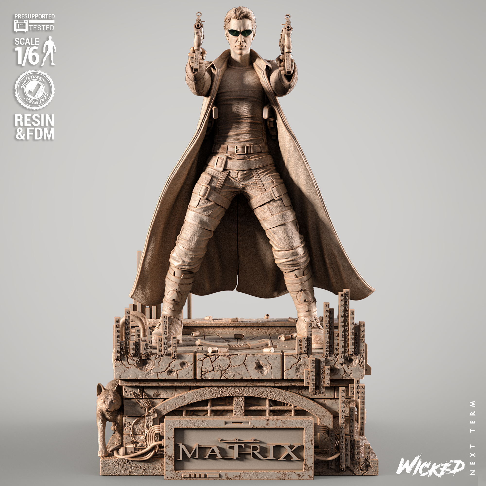 Wicked Movies Neo Sculpture 3D print model_1