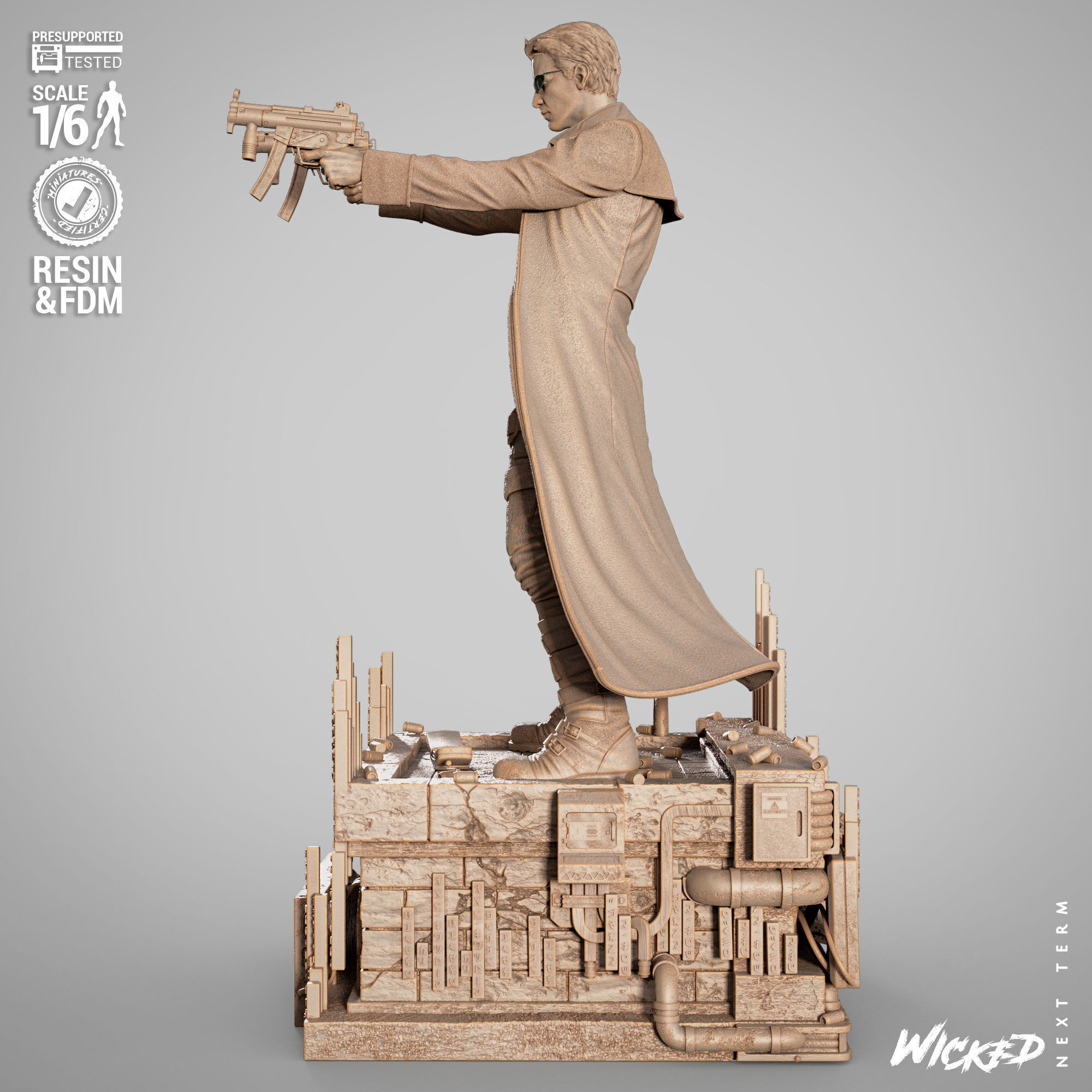 Wicked Movies Neo Sculpture 3D print model_3