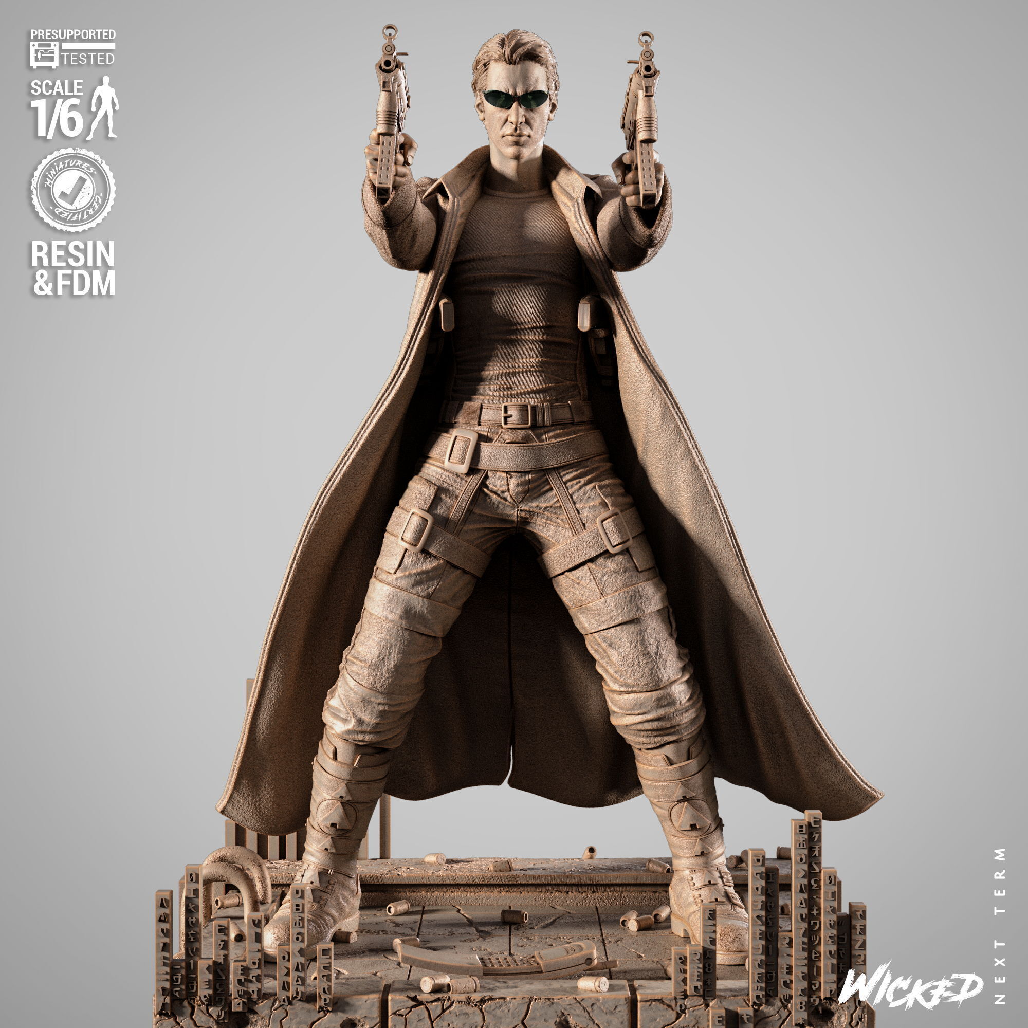 Wicked Movies Neo Sculpture 3D print model_6