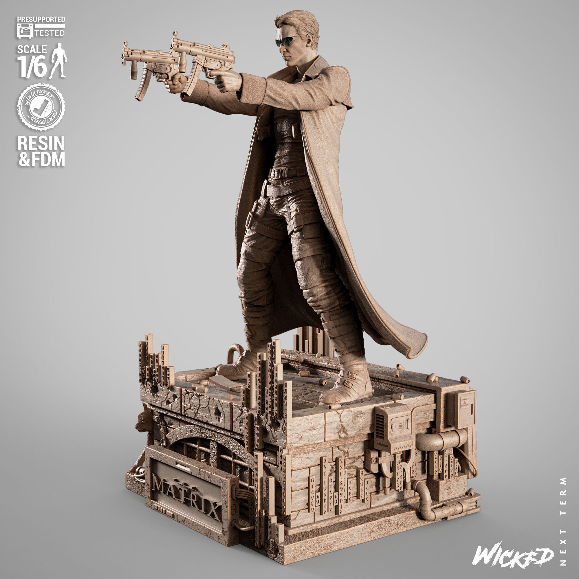 Wicked Movies Neo Sculpture 3D print model_2