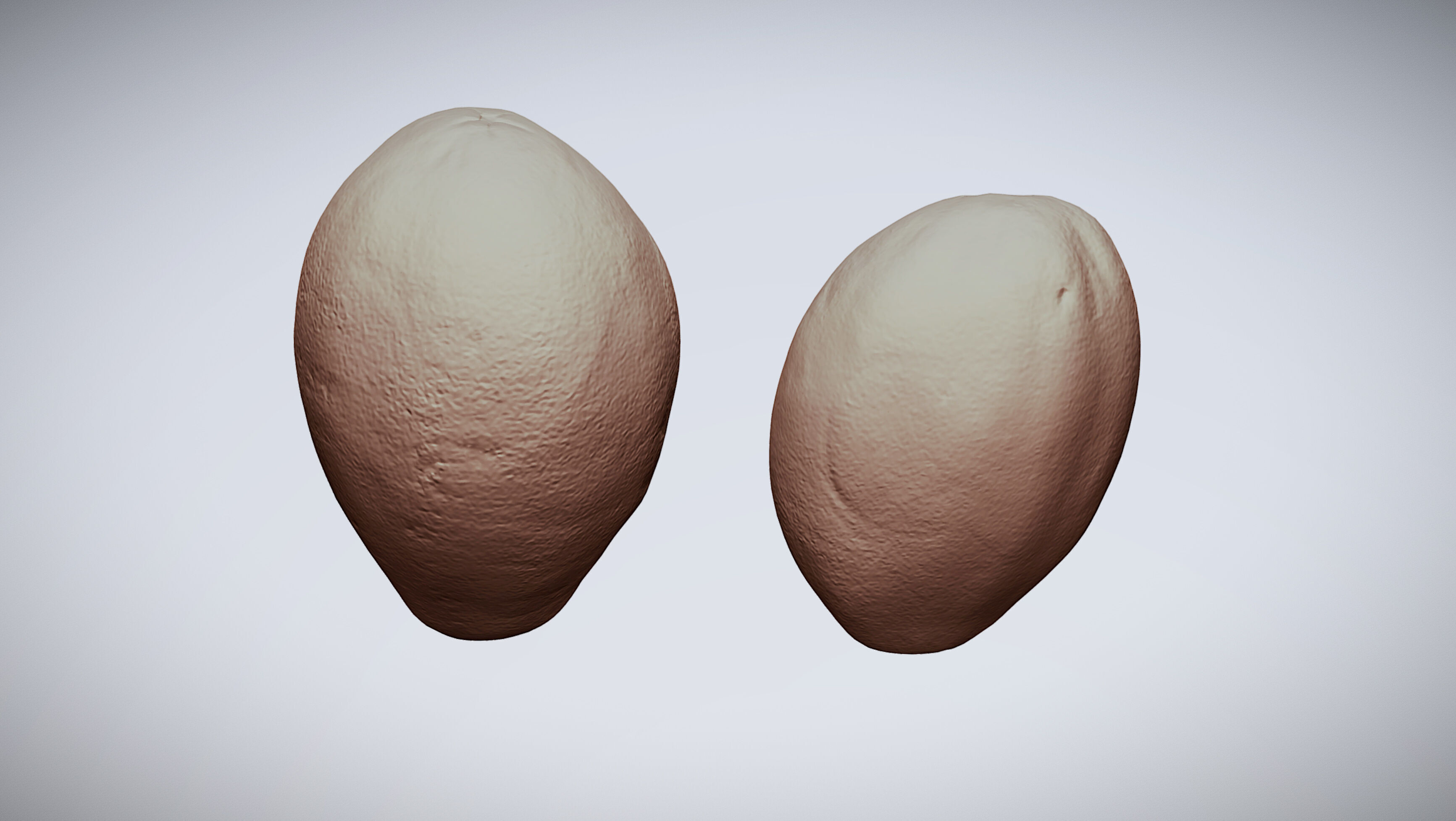 Papaya fruits Low-poly 3D model_11