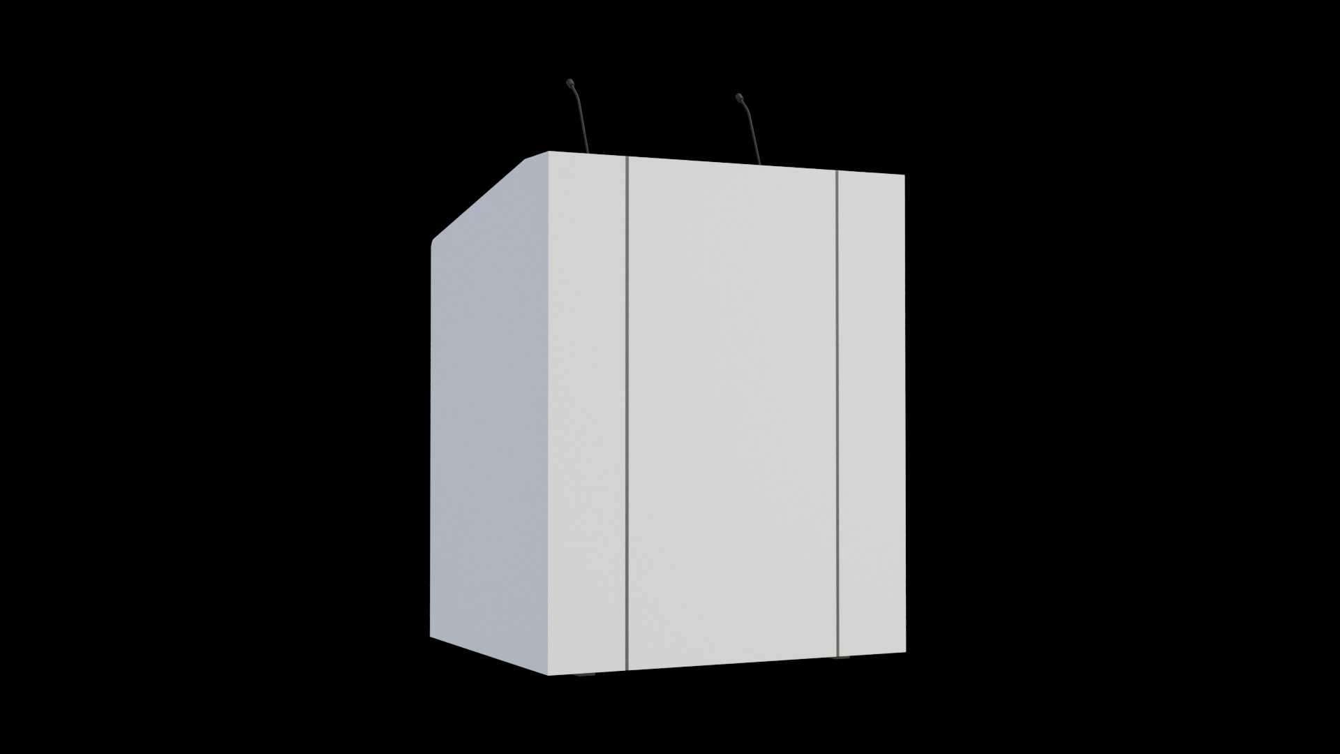 FDX1 Lectern Podium 3D model_1