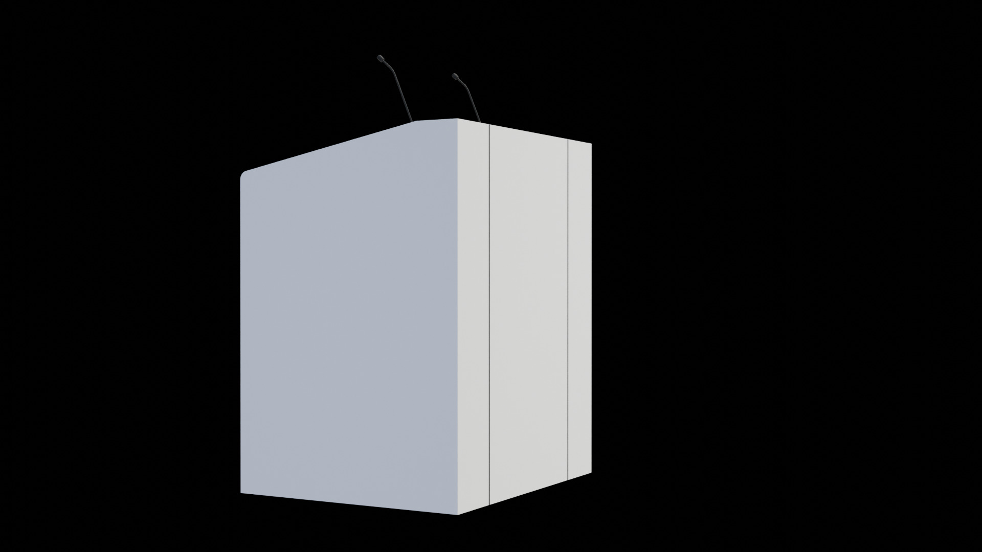 FDX1 Lectern Podium 3D model_2
