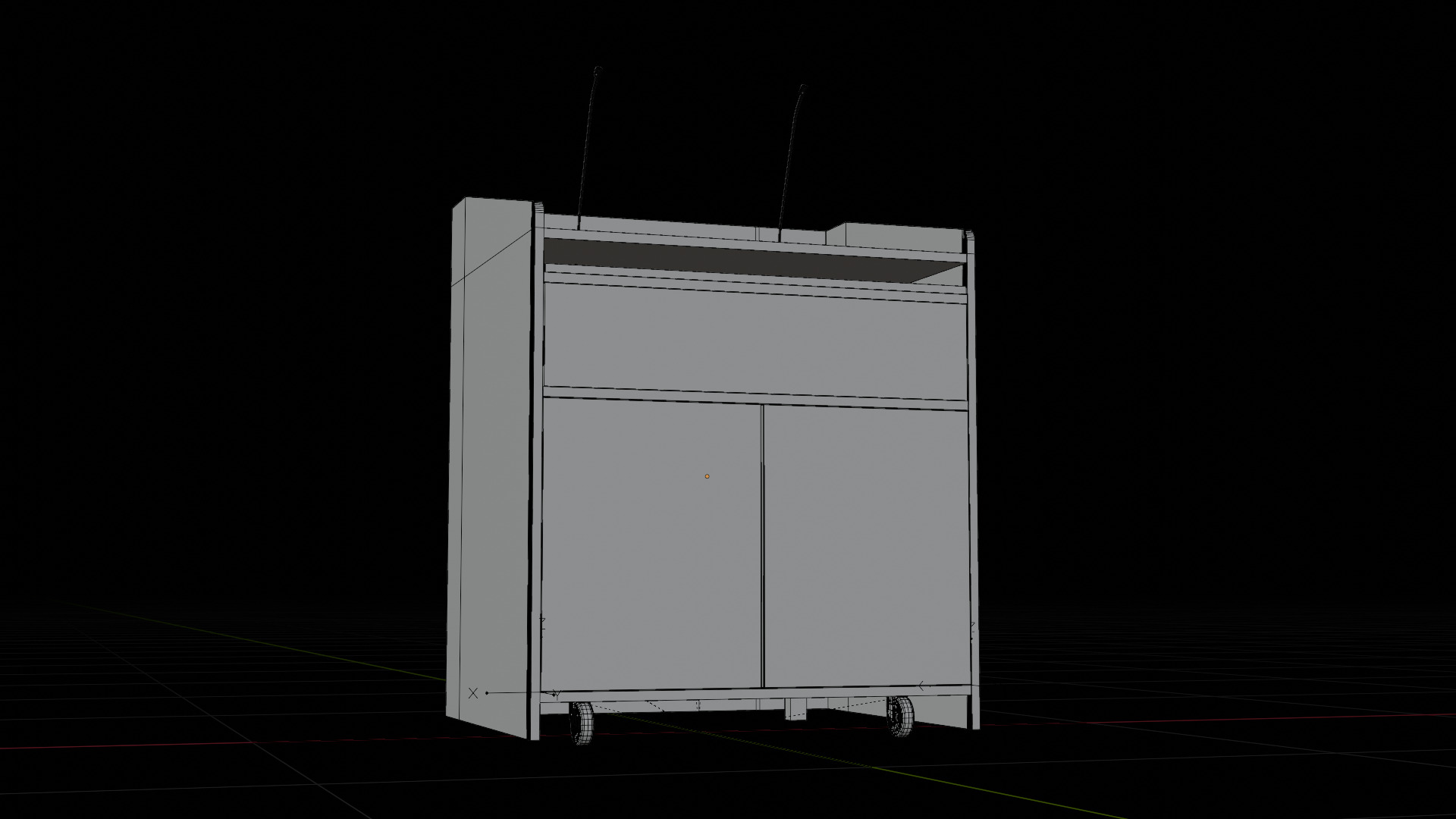 FDX1 Lectern Podium 3D model_21