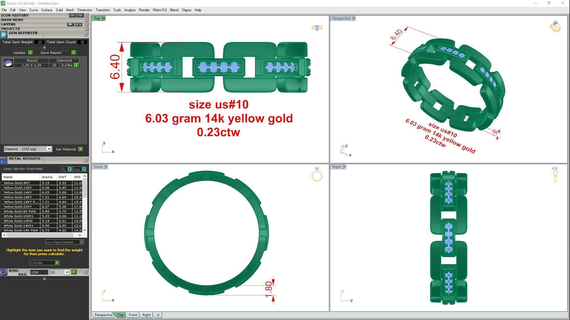 Ring 1056 3D print model_1