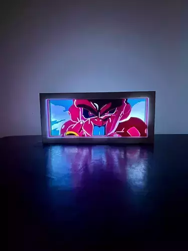  Majin Buu - LED Lightbox - NO AMS NEEDED 3D print model