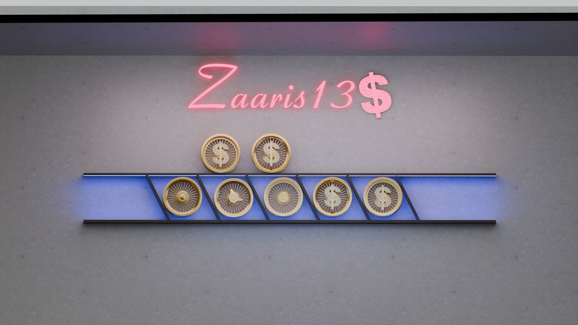 Custom Lowrider Wheel Design for 3D Printing  STL File 3D print model_10