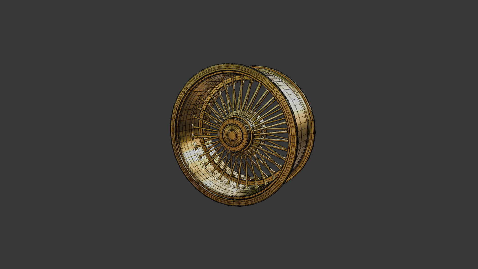 Custom Lowrider Wheel Design for 3D Printing  STL File 3D print model_8
