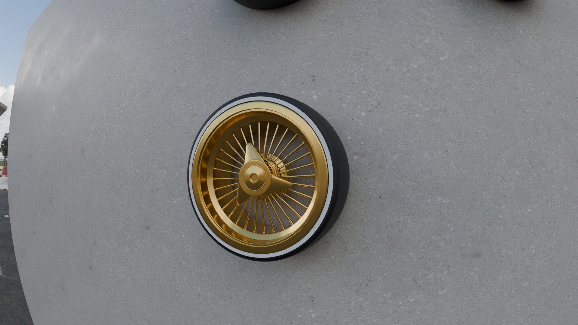 Custom Lowrider Wheel Design for 3D Printing  STL File 3D print model_7