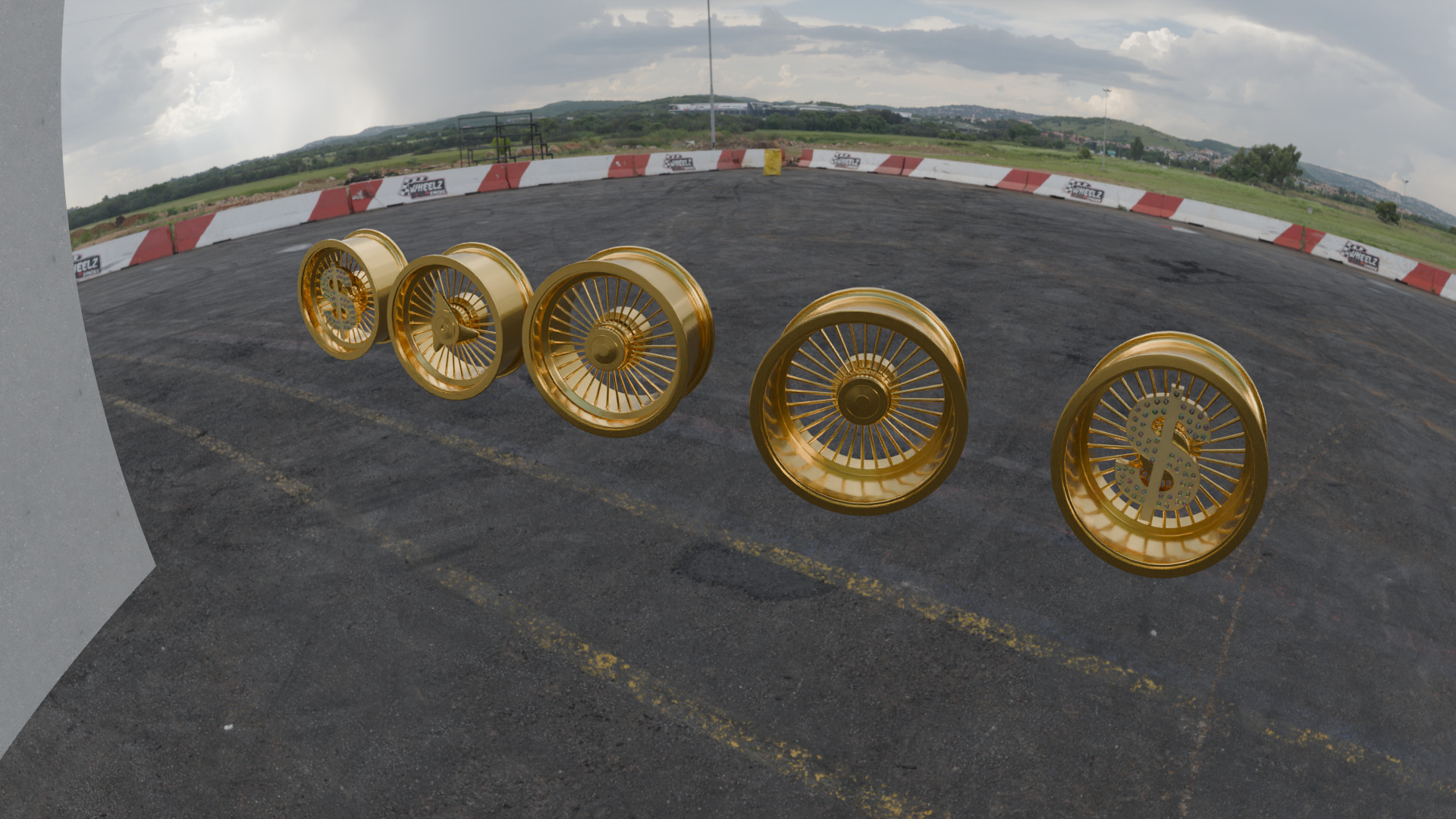 Custom Lowrider Wheel Design for 3D Printing  STL File 3D print model_4