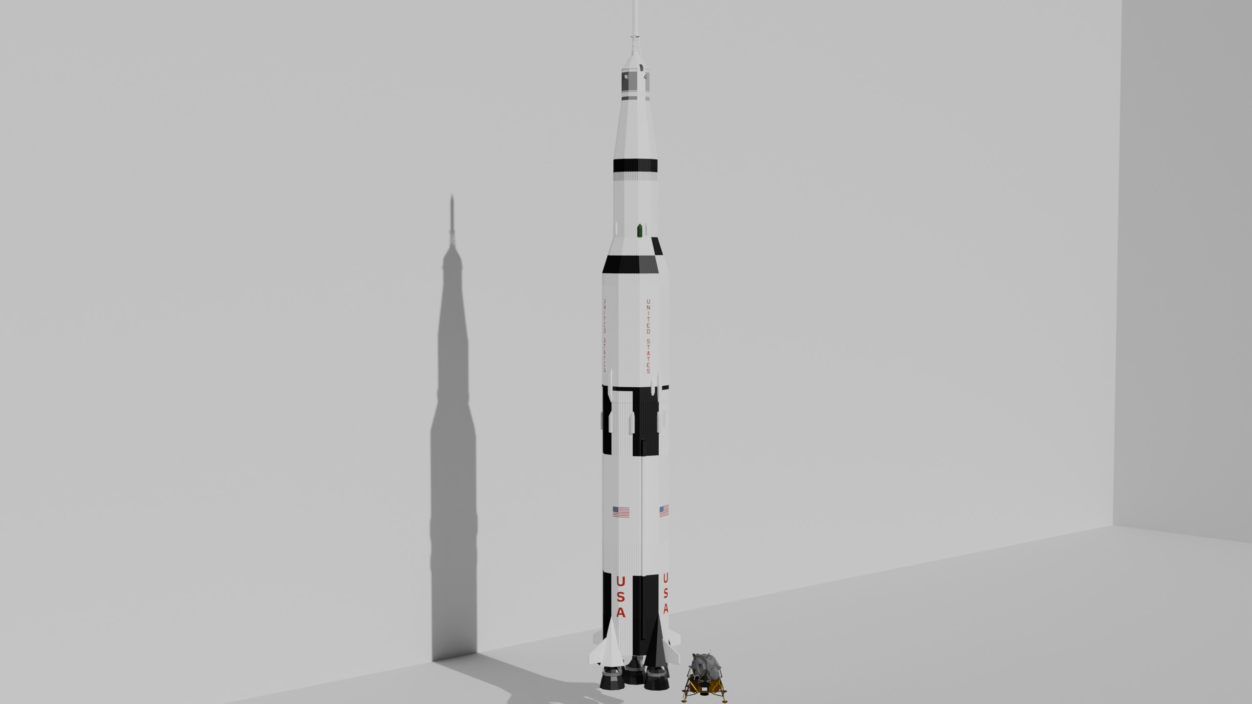 Human Spaceflight Pre-Shuttle Era Low Poly model pack Low-poly 3D model_22