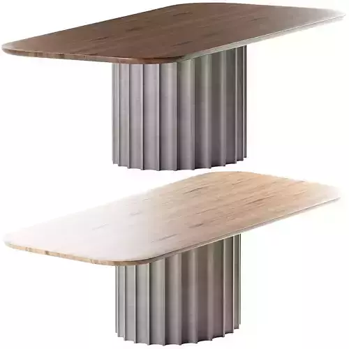 Bonaldo Dorian Wooden Dining Table