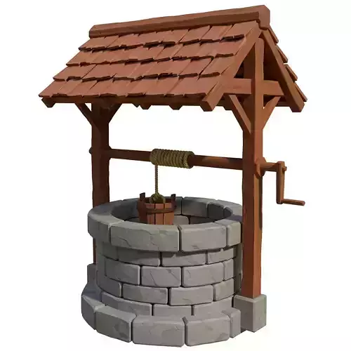 Water Well 3d model for decoration