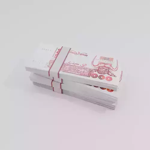 1000 Algeria Algerian Dinar Currency