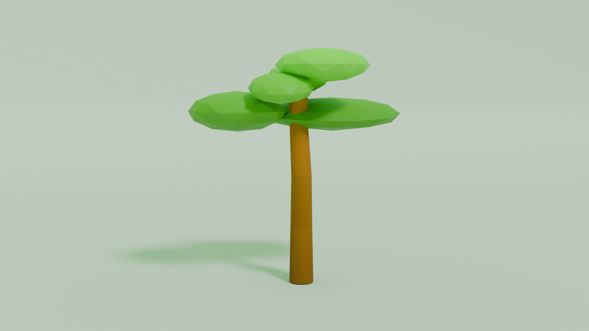 Tree Low Poly Low-poly 3D model_8