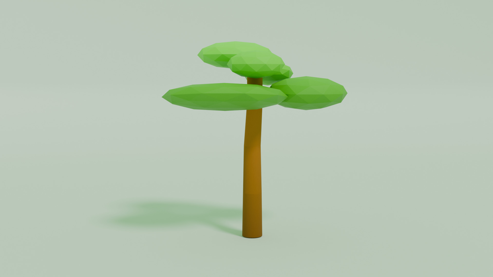 Tree Low Poly Low-poly 3D model_6