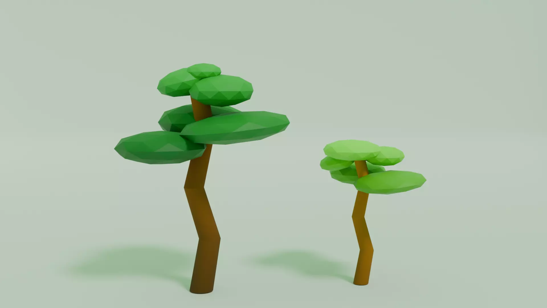 Tree Low Poly Low-poly 3D model_0
