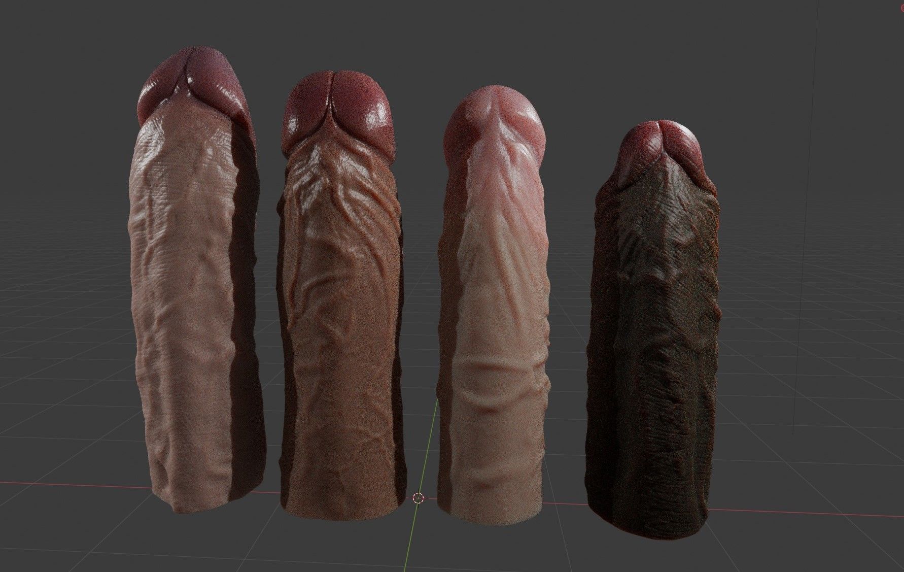 Penis Variety Bundle 3D Model Collection_4