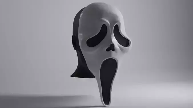 Scream Ghostface Mask 3D print model