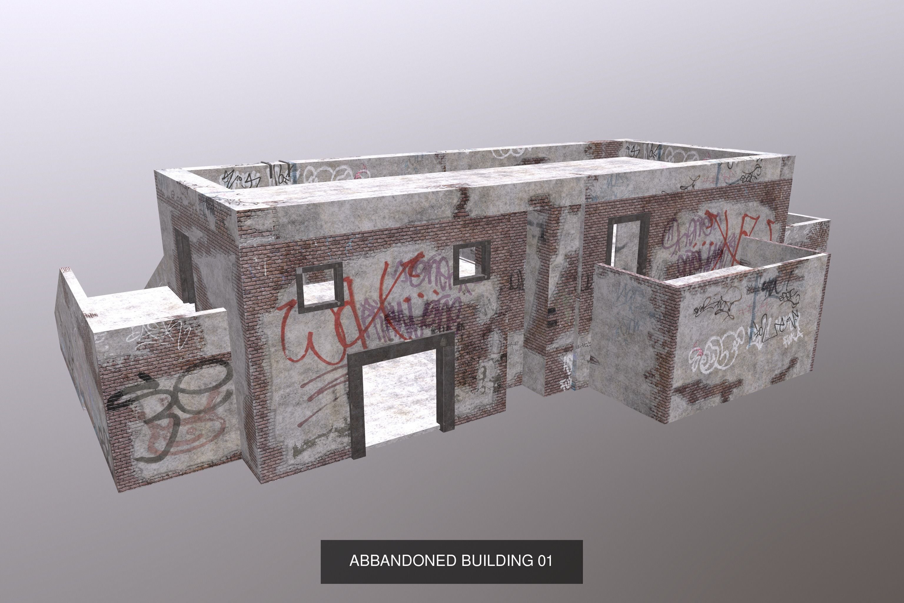 Pack Building  3D Model Collection_5