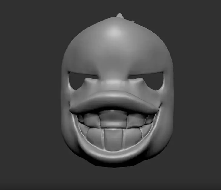 Realistic 3D Duck Mask 3D model_0
