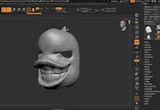 Realistic 3D Duck Mask 3D model_4