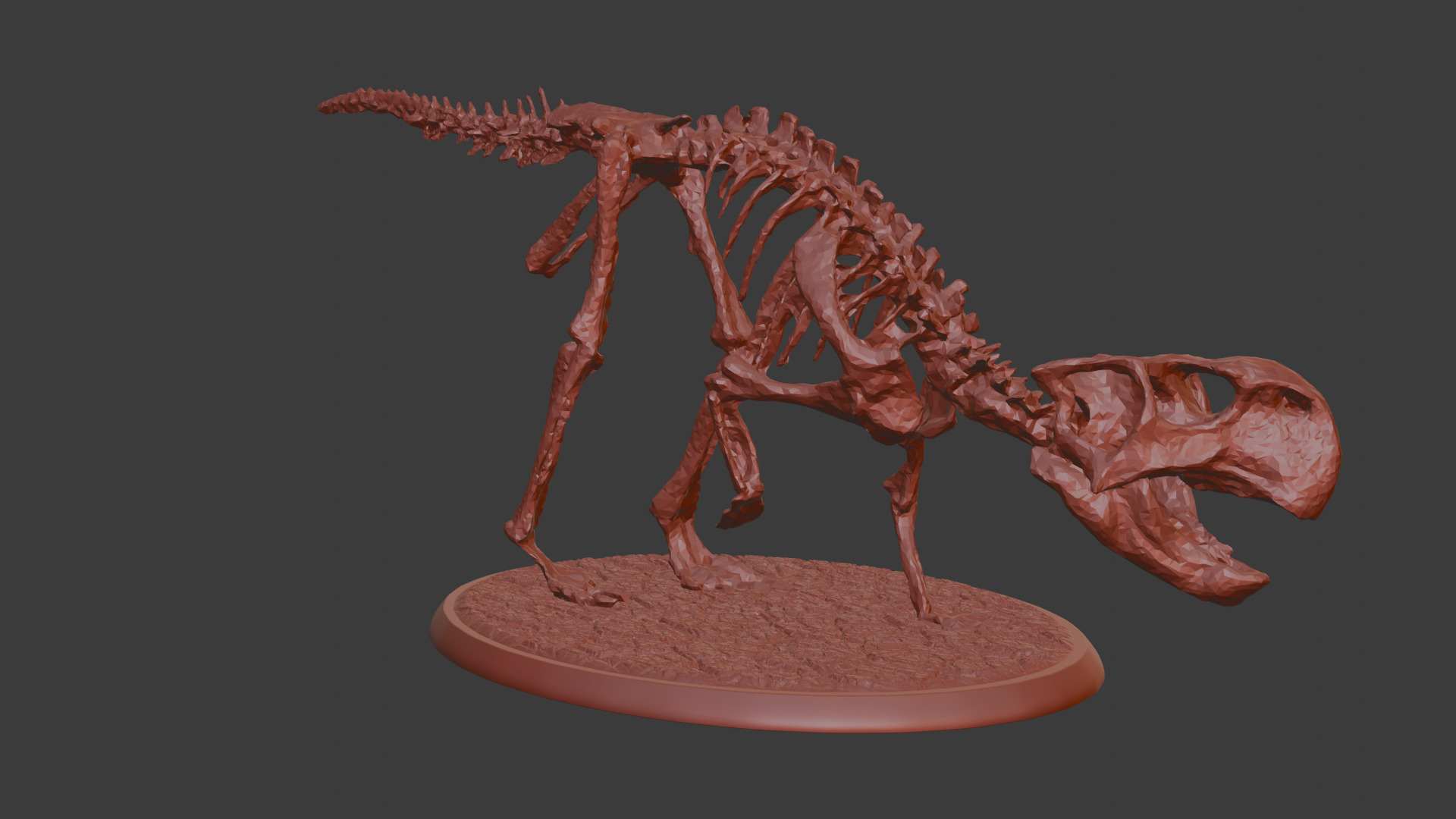 Fossil Psittacosaurus 3D print model_2
