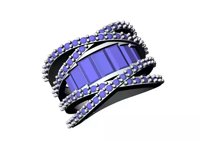  Lux Diamond Pave Ring 