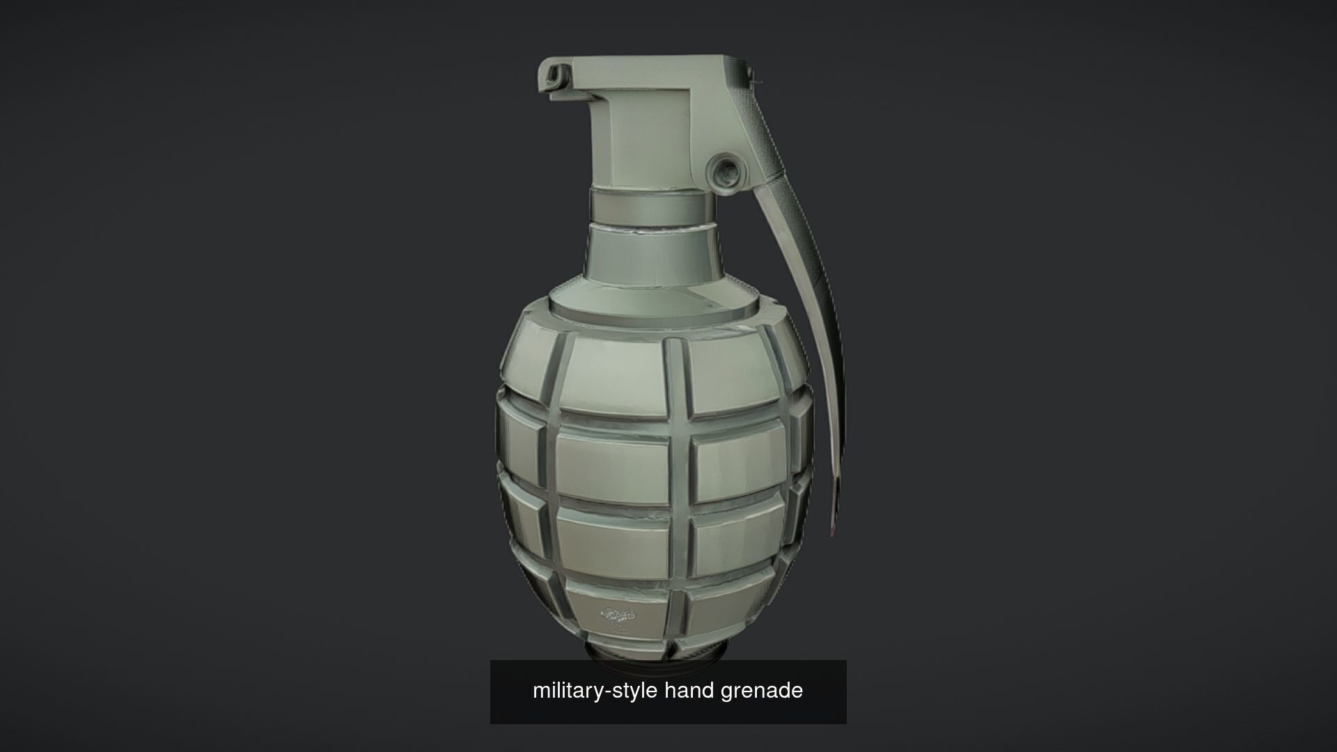 Realistic Grenade 3D Model - High-Poly Military Hand Grenade 3D Model Collection_18