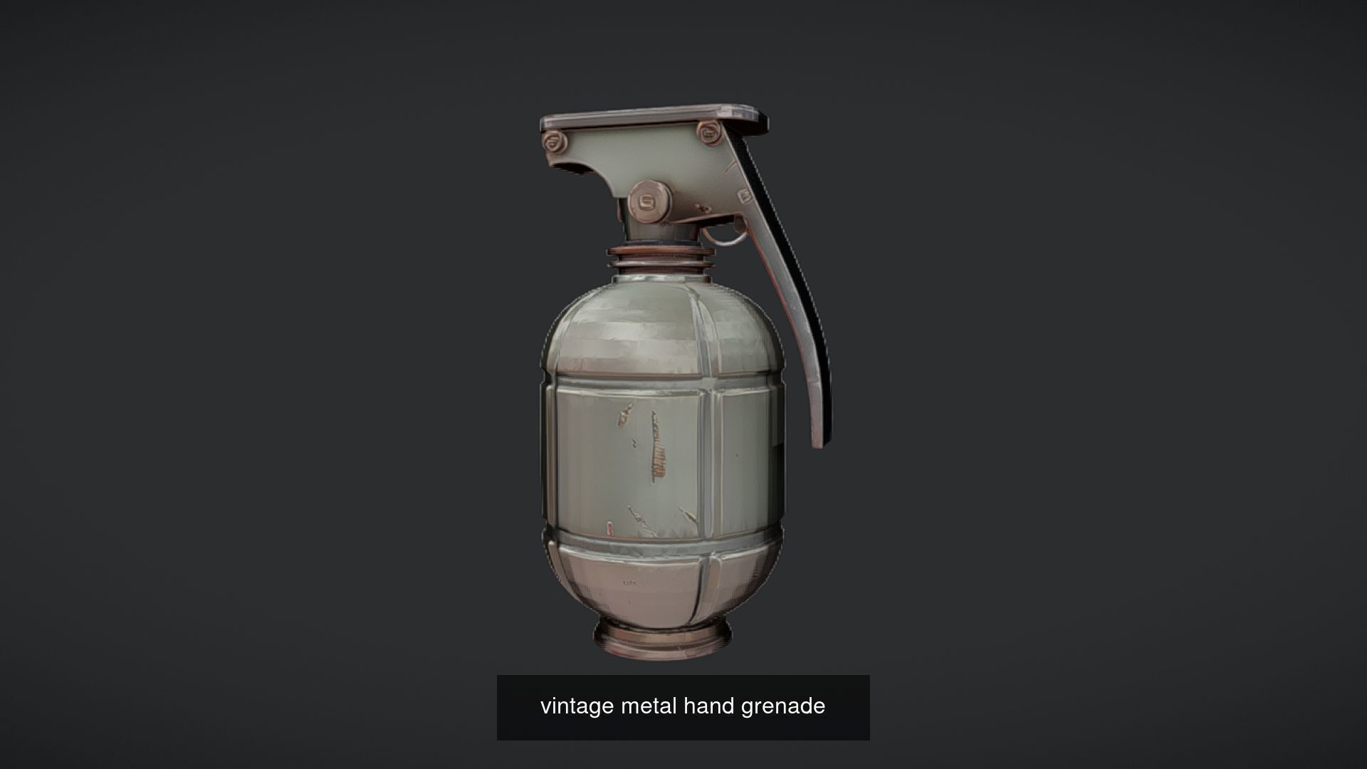 Realistic Grenade 3D Model - High-Poly Military Hand Grenade 3D Model Collection_42