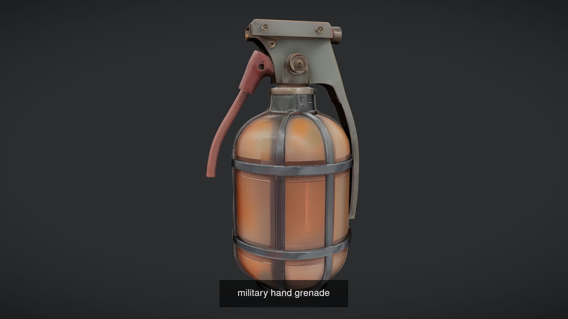 Realistic Grenade 3D Model - High-Poly Military Hand Grenade 3D Model Collection_25