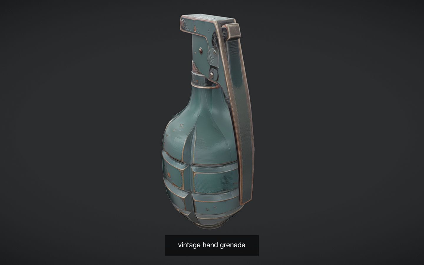 Realistic Grenade 3D Model - High-Poly Military Hand Grenade 3D Model Collection_11