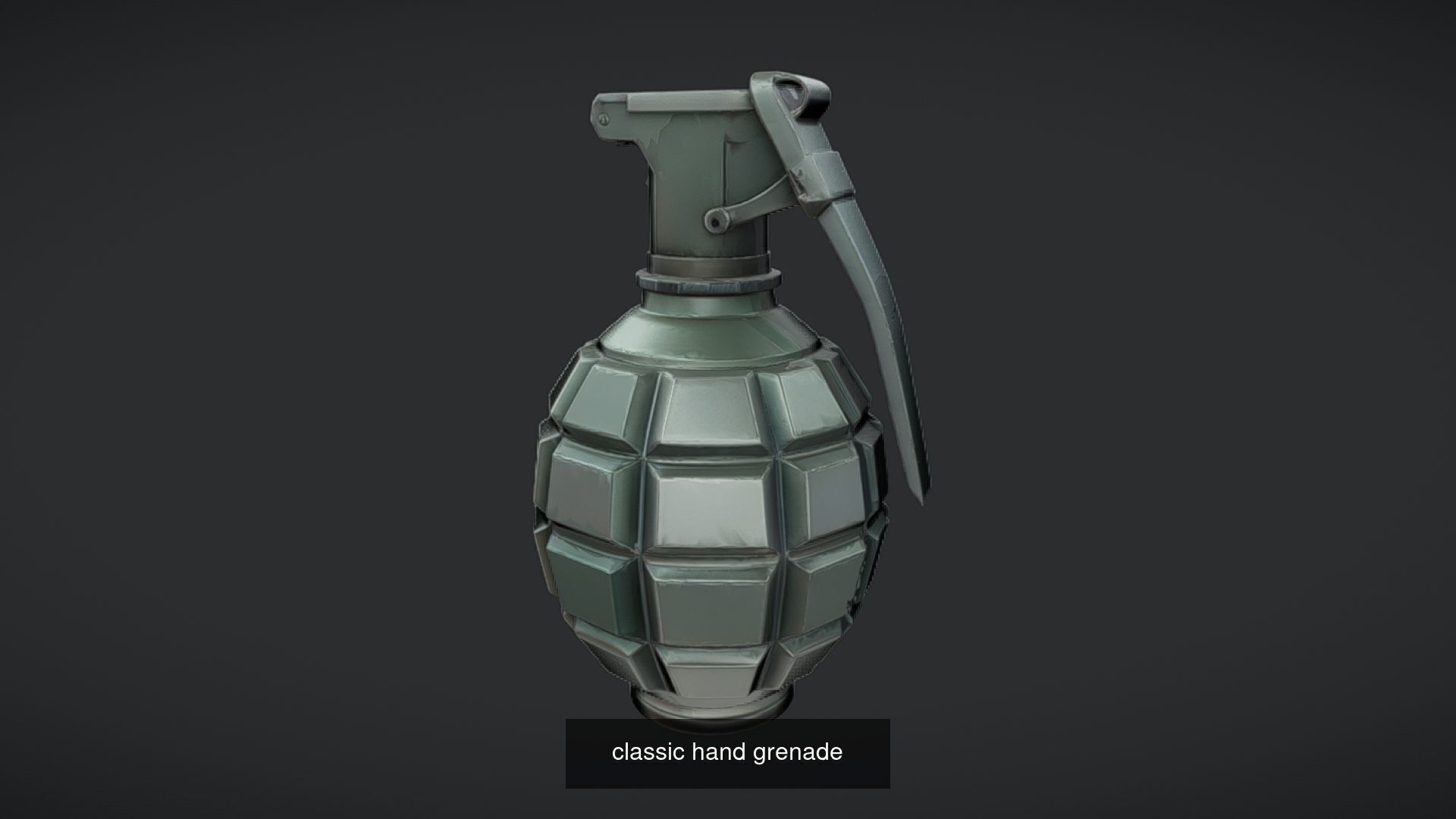 Realistic Grenade 3D Model - High-Poly Military Hand Grenade 3D Model Collection_20