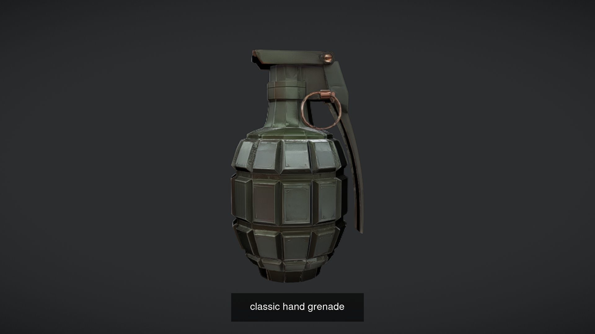 Realistic Grenade 3D Model - High-Poly Military Hand Grenade 3D Model Collection_33