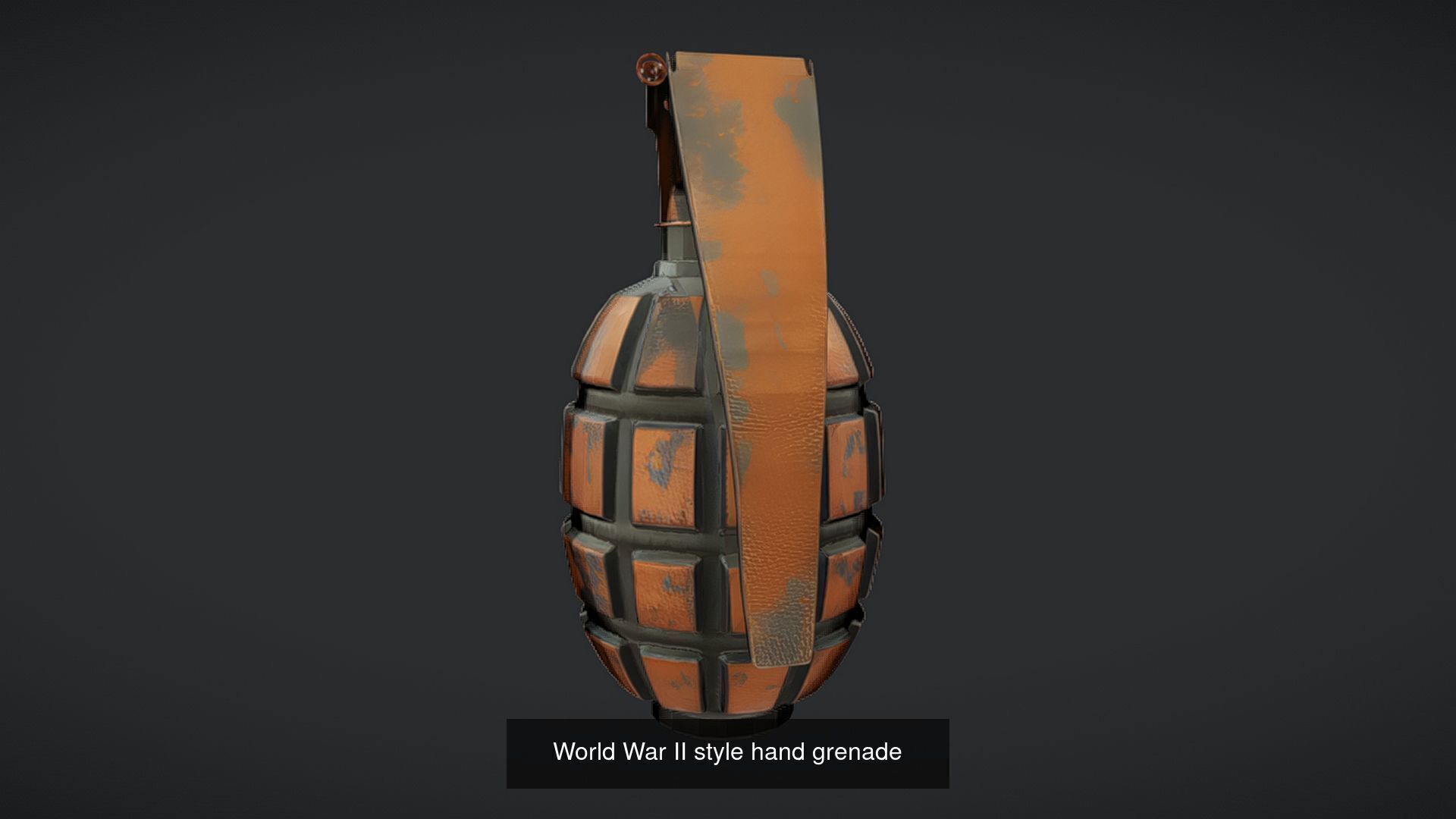 Realistic Grenade 3D Model - High-Poly Military Hand Grenade 3D Model Collection_38