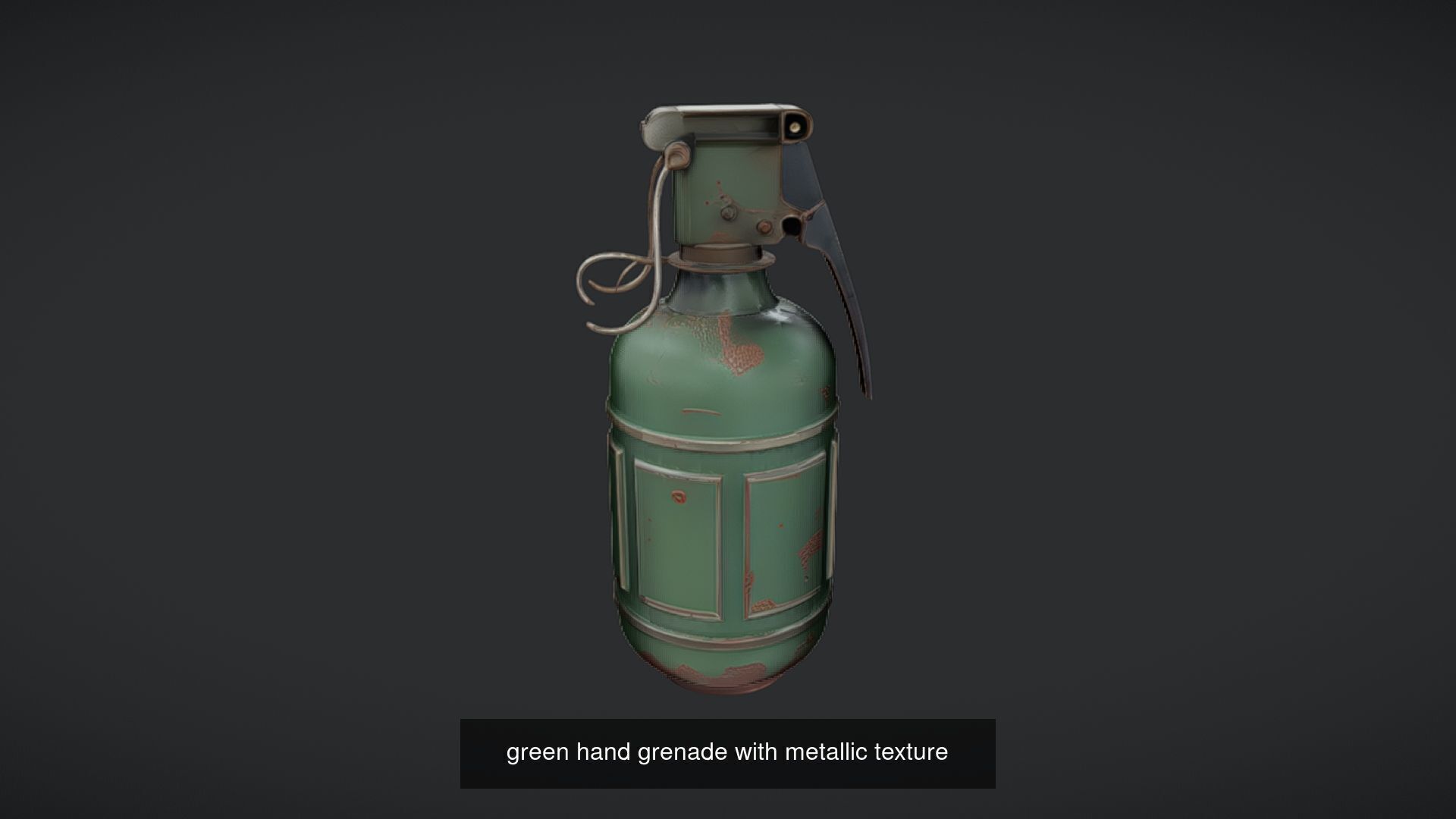 Realistic Grenade 3D Model - High-Poly Military Hand Grenade 3D Model Collection_26
