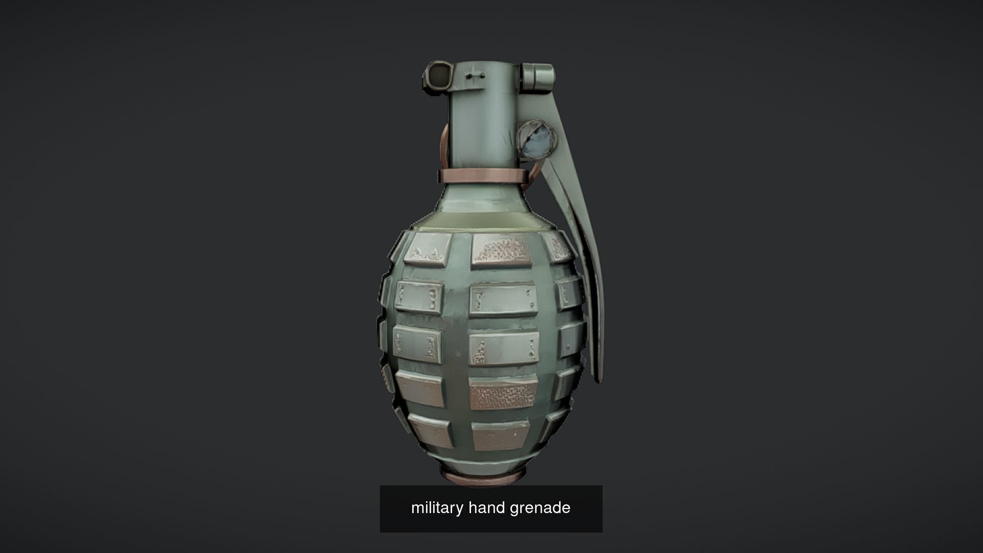 Realistic Grenade 3D Model - High-Poly Military Hand Grenade 3D Model Collection_17