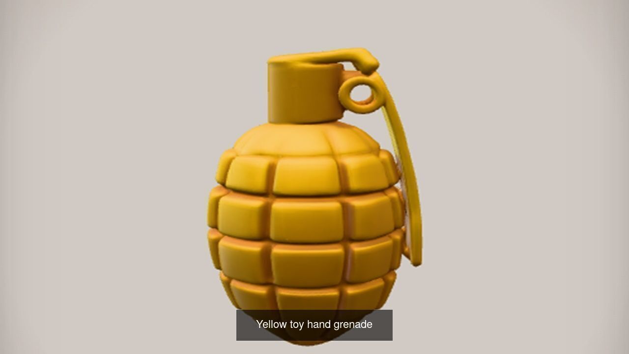 Realistic Grenade 3D Model - High-Poly Military Hand Grenade 3D Model Collection_8