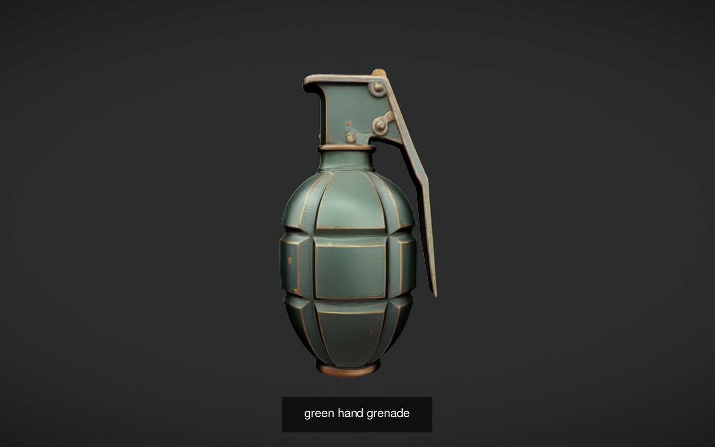 Realistic Grenade 3D Model - High-Poly Military Hand Grenade 3D Model Collection_12